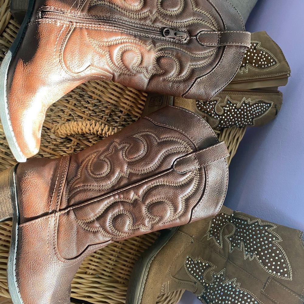 Cat & Jack Brown Ankle Boots